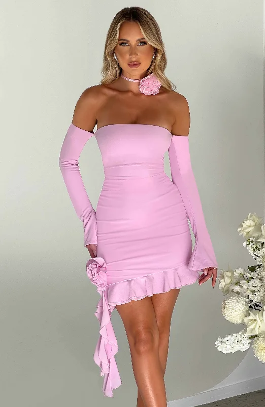 Exquisite Tailoring Alix Mini Dress - Pink