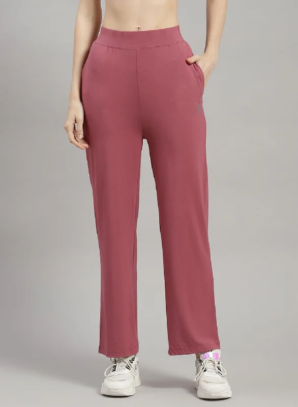 Fashion Must-have Women Red Solid Trackpant