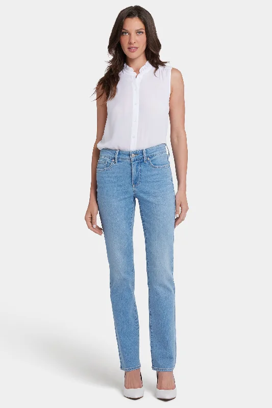 Fashionable Items Marilyn Straight Jeans In Long Inseam - Salamanca Sun