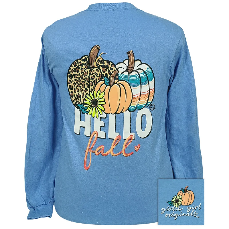 Exquisite Tailoring Hello Fall - Carolina Blue LS-2436
