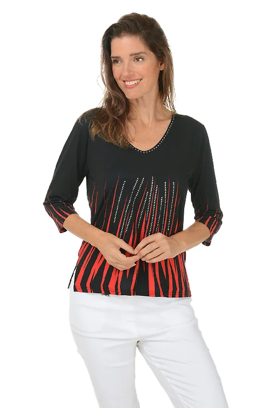 Preview New Products Red Heat Knit Top