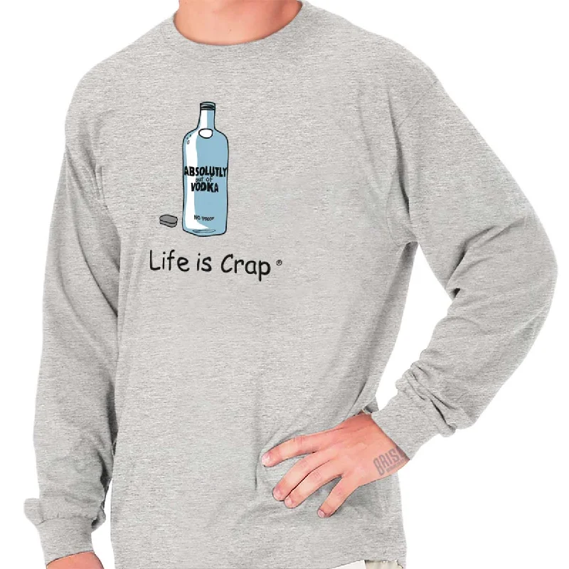 Personalized Series Absolutely Out Of Vodka Long Sleeve Tee