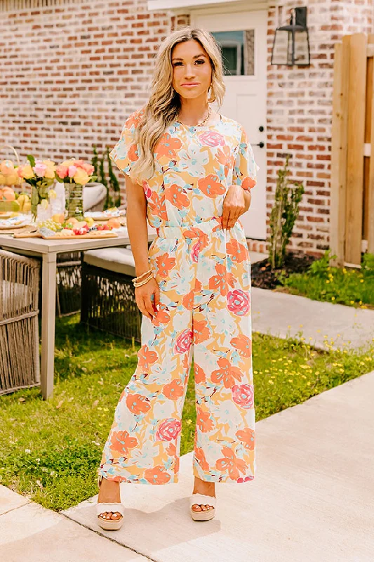 Fashion Touch Happy Blooms High Waist Pants