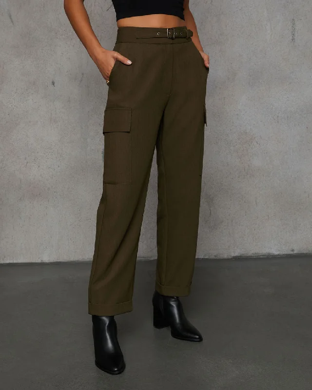 Summer Selection Miriam High Waisted Belted Trouser