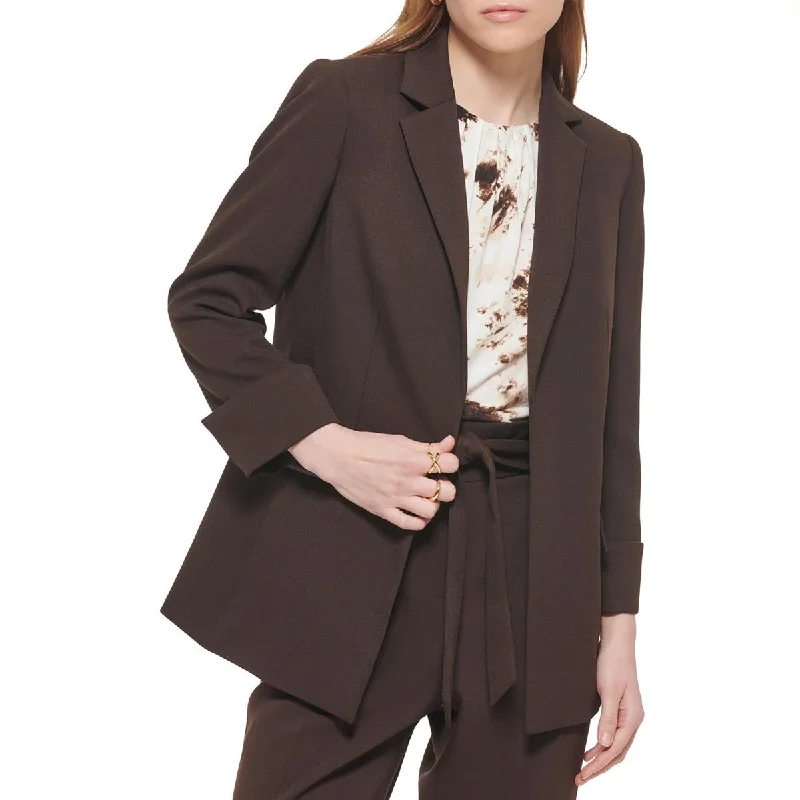 Sports Trend Calvin Klein Womens Notch Collar Suit Separate Open-Front Blazer