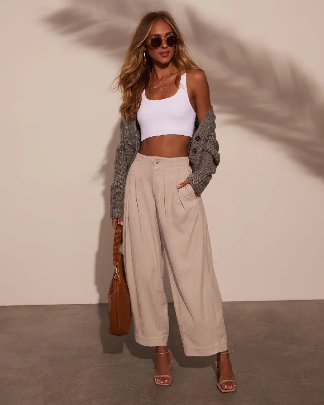 Breathable Design Juniper High Rise Corduroy Trouser