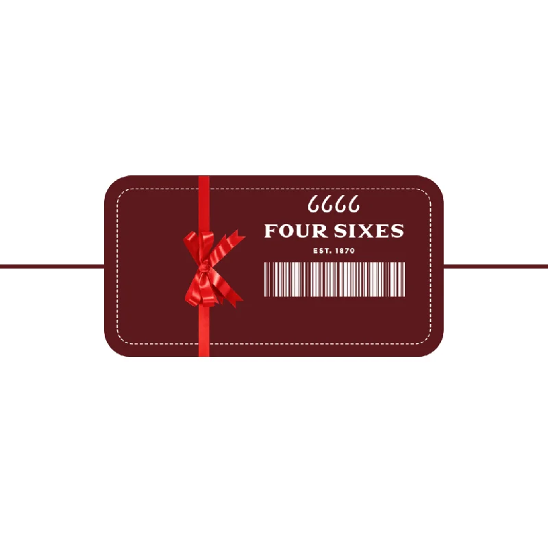 Comfortable Mind Four Sixes Gift Card