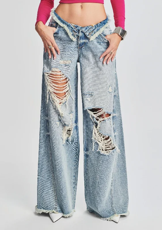 Youthful Style Ollie Wide Leg Jean