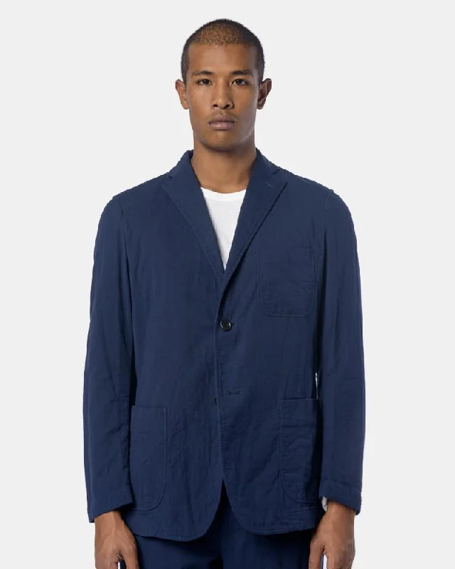 Fresh And Elegant Blazer in Navy