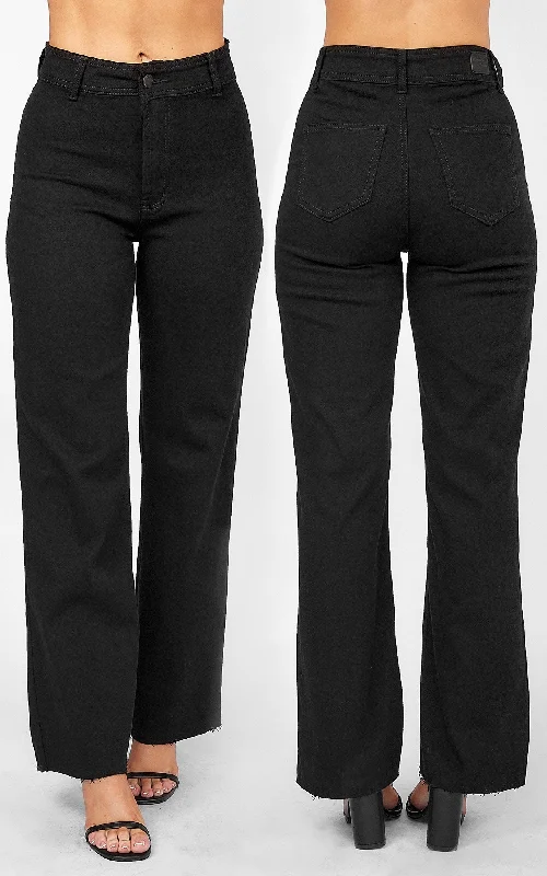 Quality Tailoring Perrie Jeans - Black