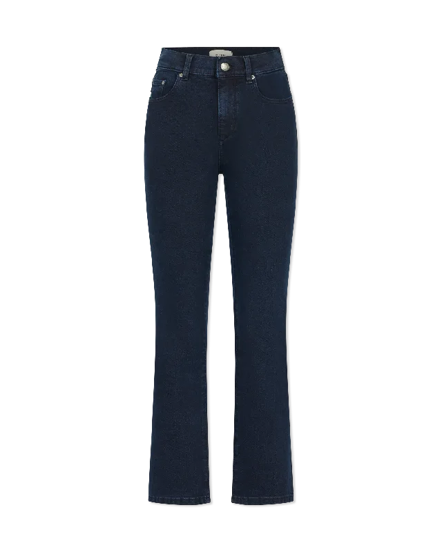 Bright Colors Mara Straight Mid Rise Instasculpt Ankle Jeans