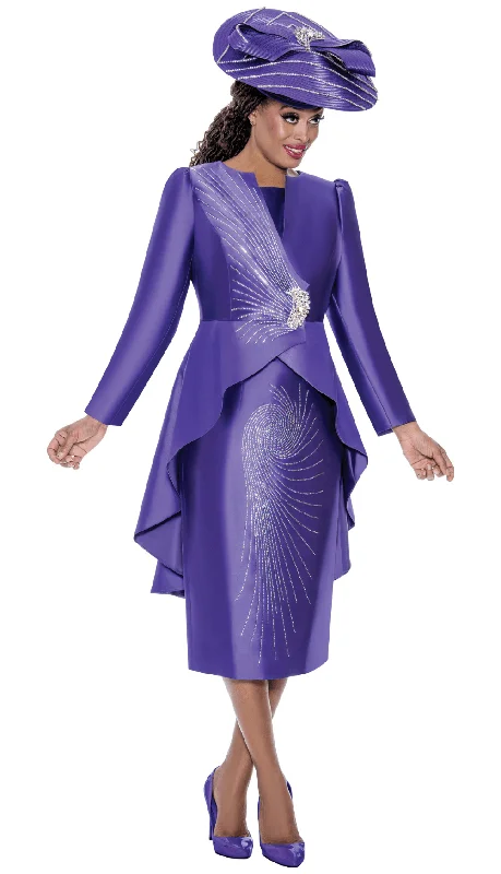 High Street Series GMI Church Suit 10212-Purple