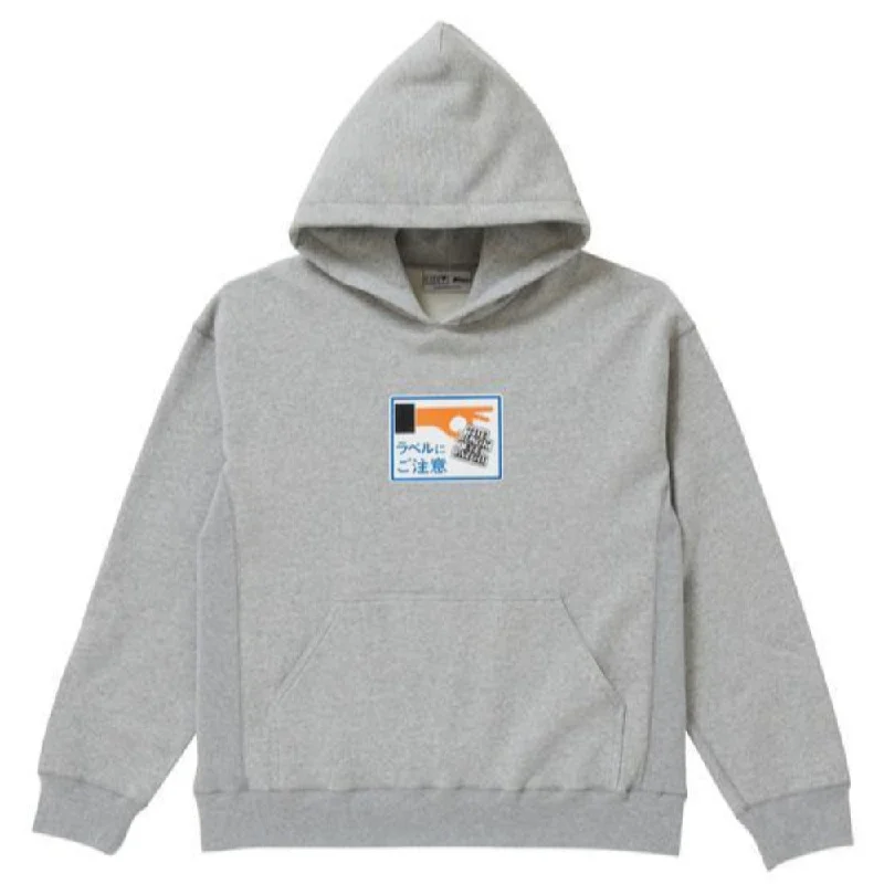 Basic Version Label Caution Hoodie