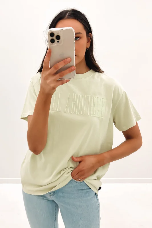 Fashion Concept Heritage Tee Light Green