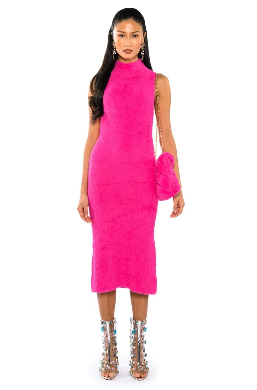 Classic Color ELLORY TEXTURED KNIT MAXI DRESS