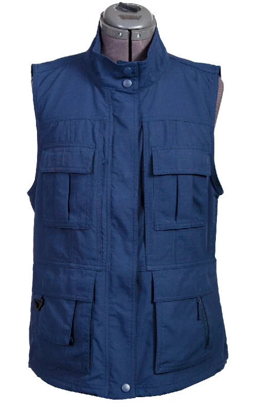 Refreshing Design Scully Womens Ink Nylon Petite Pocket Vest
