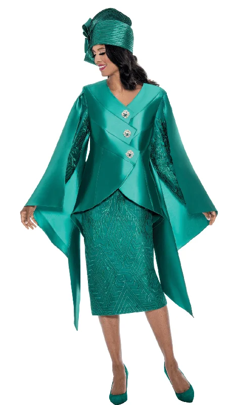 Dressing Tips GMI Church Suit 400812-Emerald