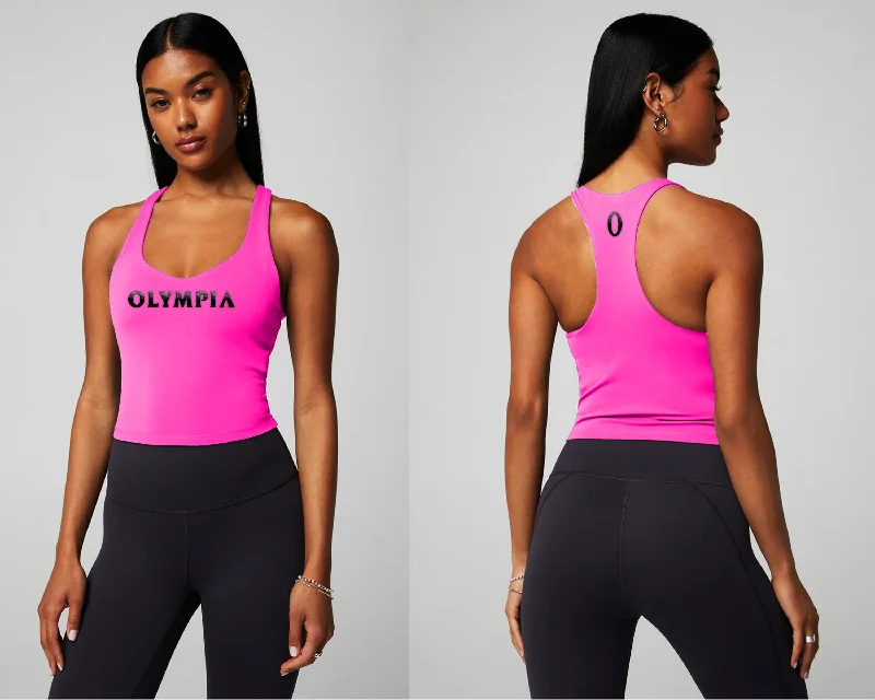 Sports Trend Olympia Women's Racerback Tank Pink