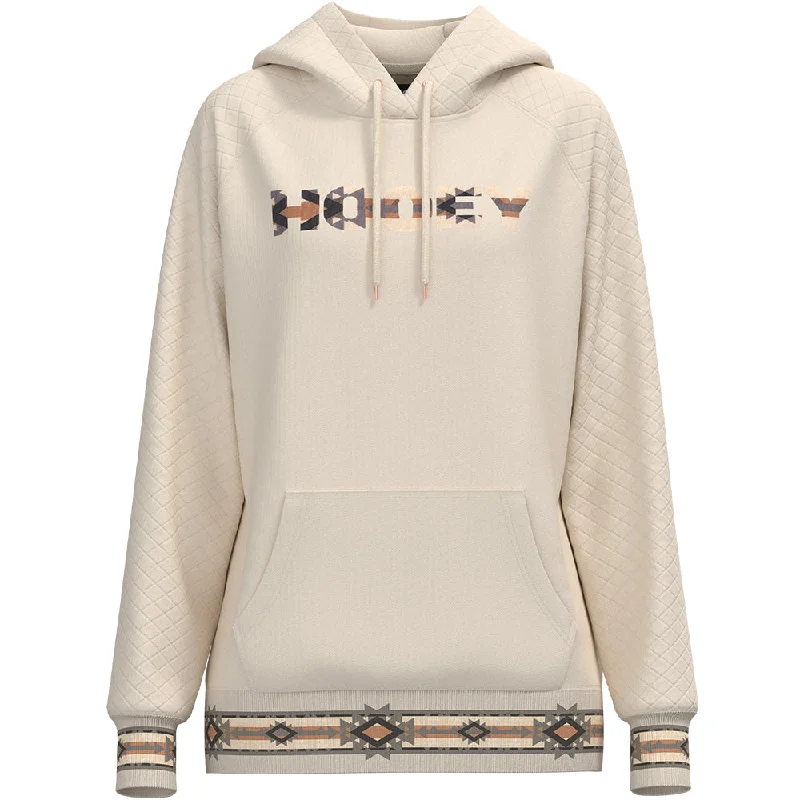 High Street Series "Legendary Hoody" Cream w/Quilted Pattern