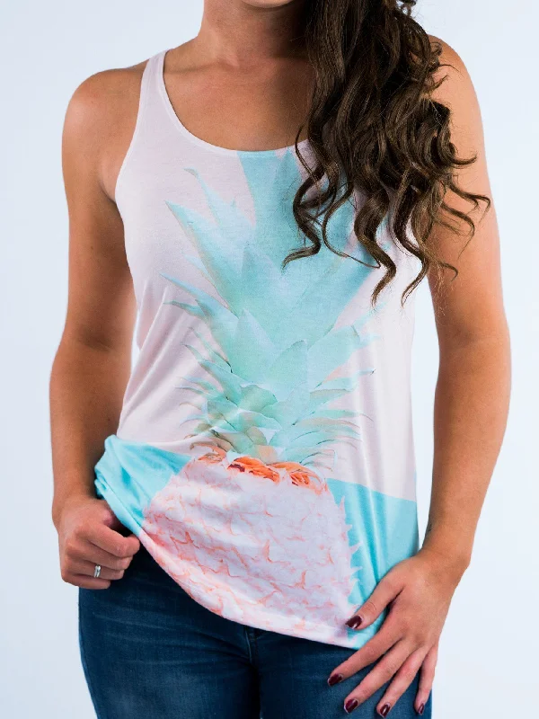 Dressing Tips Fineapple Racerback Tank