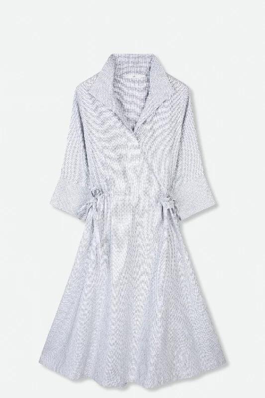 Celebrity Style CINCH SHIRT DRESS IN COTTON POPLIN