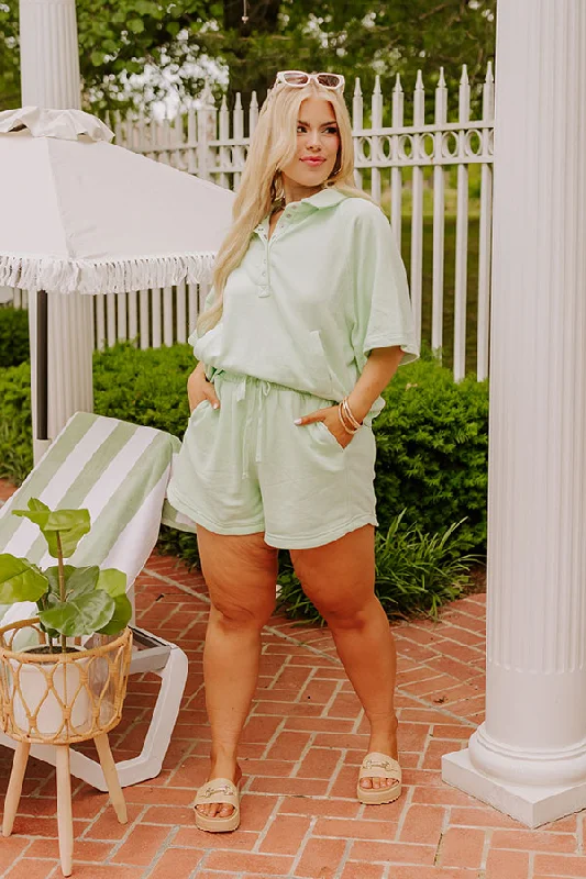 Practical Style Casual Ease Shorts Curves