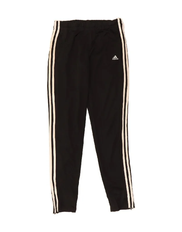Fashion Concept ADIDAS Womens Tracksuit Trousers UK 12/14 Medium Black Polyester