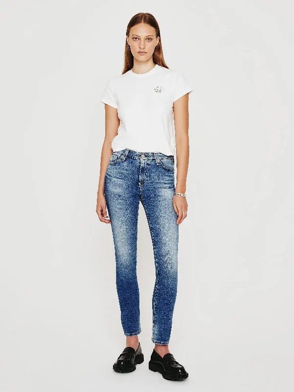 Advanced Design Mari Mid Rise Straight Jean - 15 Yr Shoreline