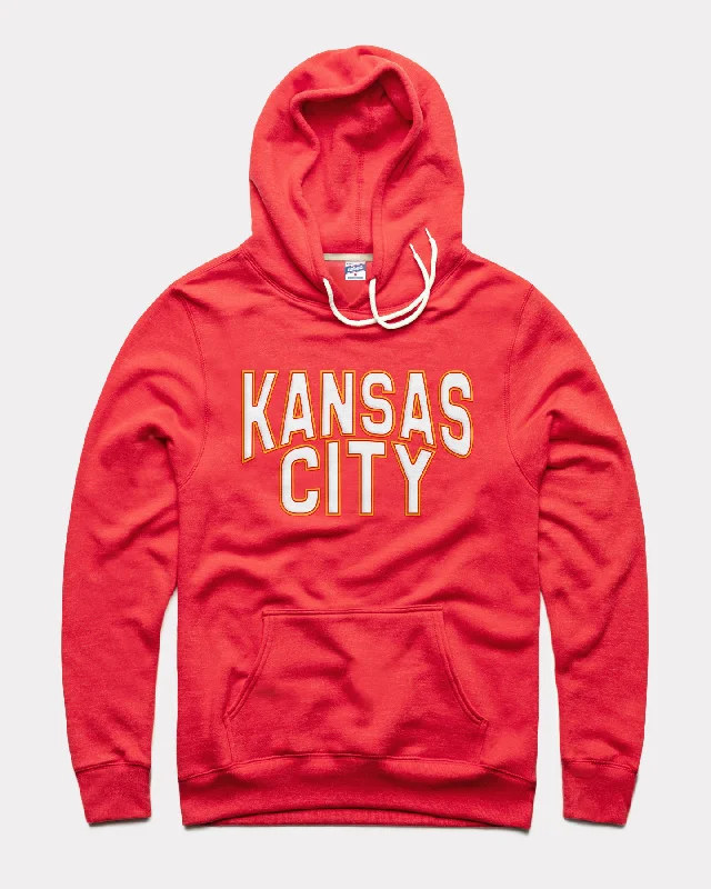 Sports Series Kansas City Tonal Puff Ink Red Hoodie