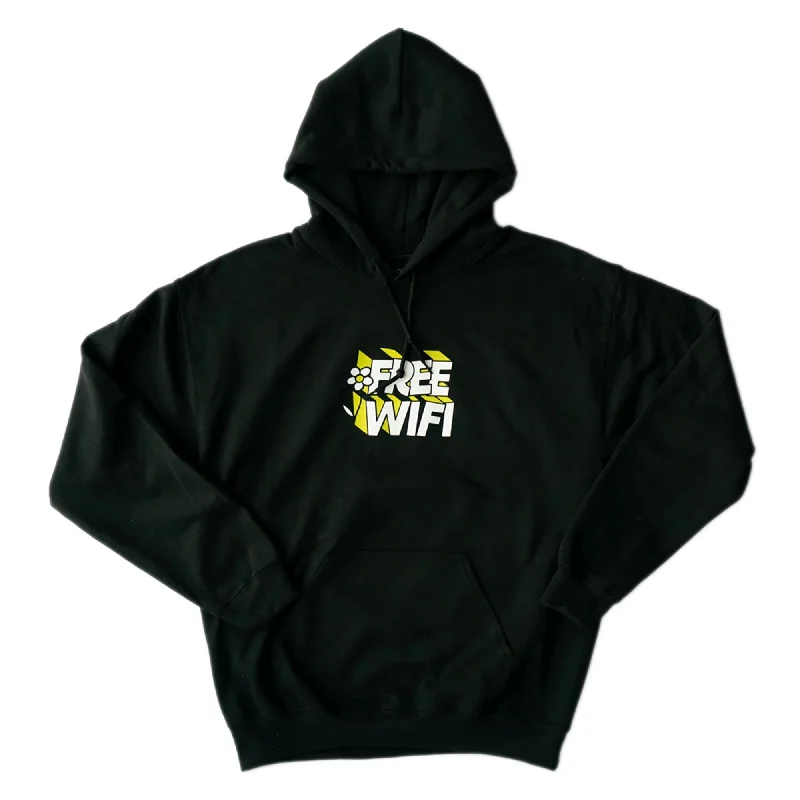 Sports Trend Free Wifi Logo Hoodie