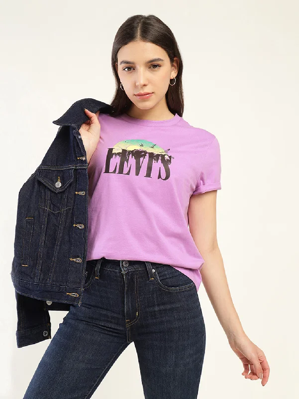 European Plan Women's Graphic Print Relaxed Fit T-shirt