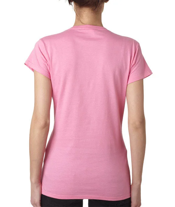 Personal Design 64V00L - Gildan Junior Fit Softstyle V-Neck T-Shirt