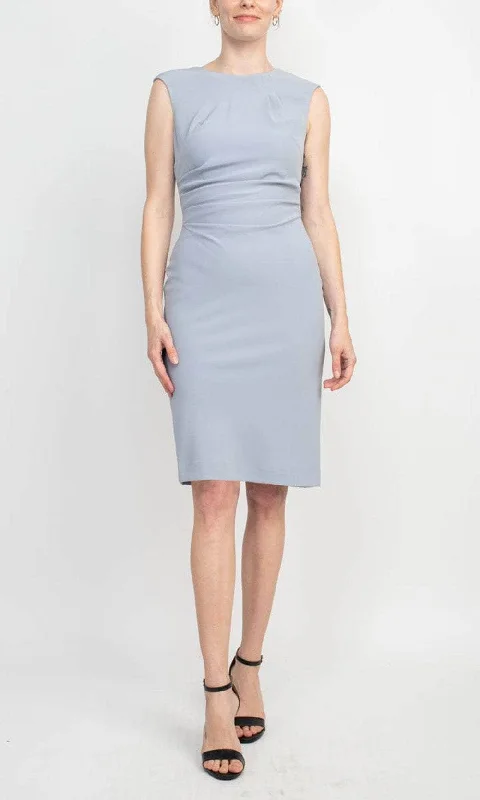 Elegant Outline Alberto Makali 18314 - Jewel Neck Fitted Formal Dress