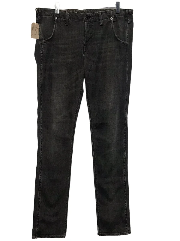 Comfortable Fashion Black Denim Jeans (36x34)