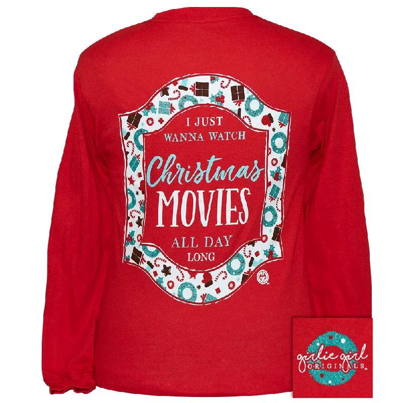Casual Choice Christmas Movies - Red LS-2449