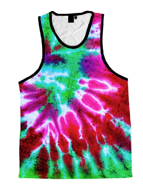 Celebrity Style Troll Tie Dye Unisex Tank Top