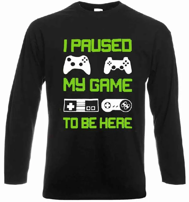 Personalized Outfit New I Paused My Game T-Shirt Men's Funny
