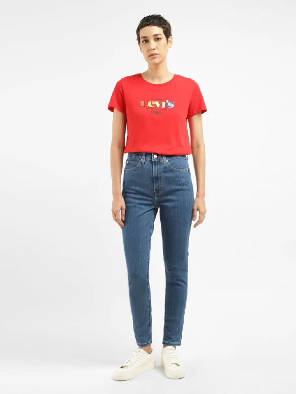 Cool Style Women's High Rise Skinny Fit Jeans