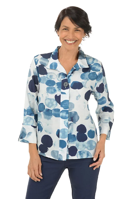Personalized Outfit River Stones Button-Front Shirt