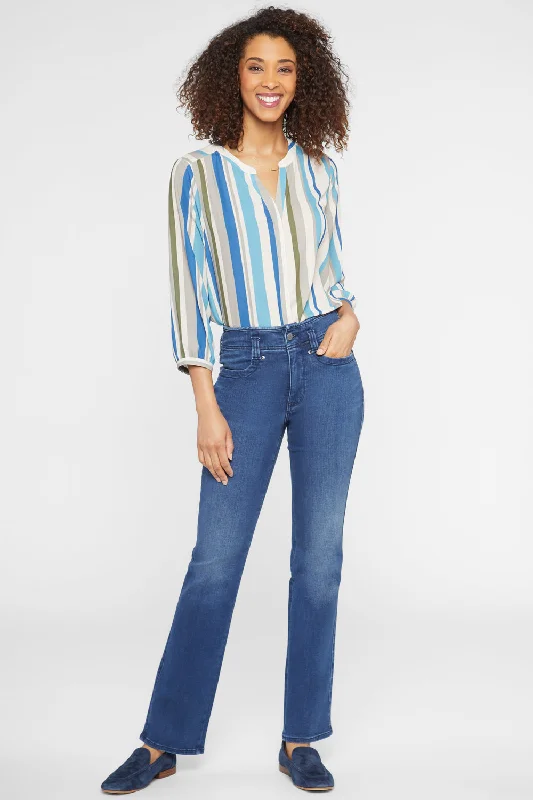 Fashionable Items Marilyn Straight Jeans In Petite - Rendezvous