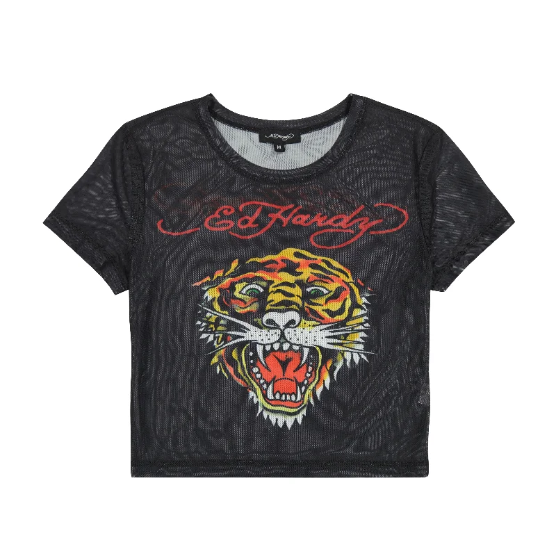 Preview New Products Mesh Tiger Head Baby Tee