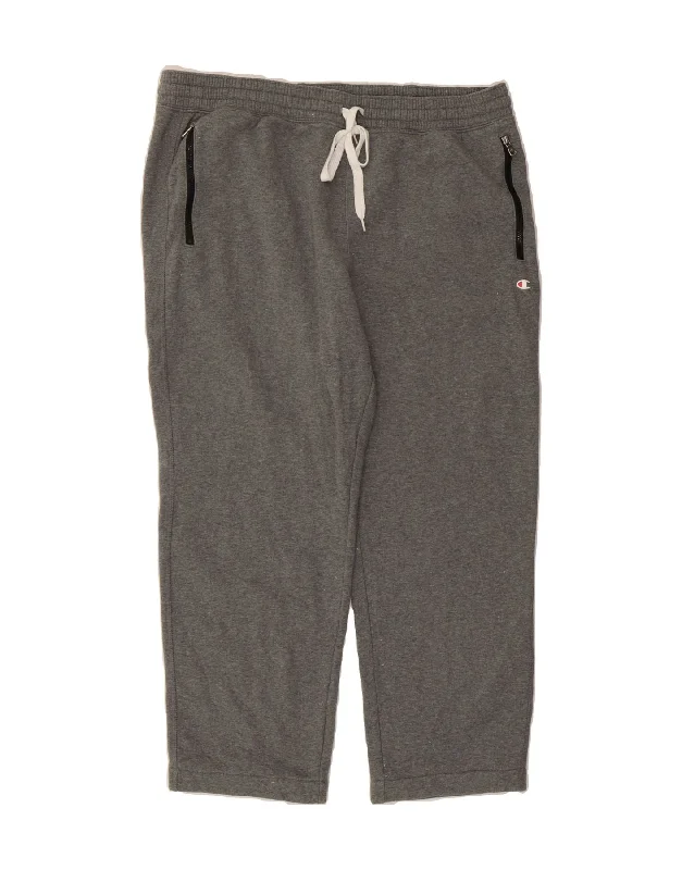 Must-have For Autumn And Winter CHAMPION Womens Tracksuit Trousers UK 22 3XL  Grey