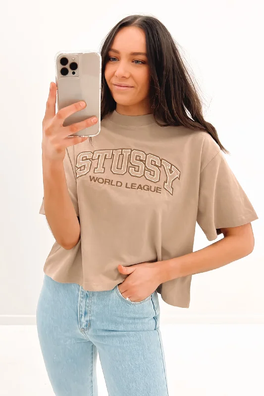 Bright Colors World League Boxy Tee Smoke