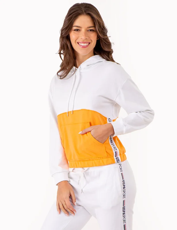 Retro Design COLORBLOCK PULLOVER ACTIVE HOODIE