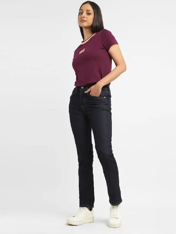 Exquisite Tailoring Women's High Rise 724 Straight Fit Jeans