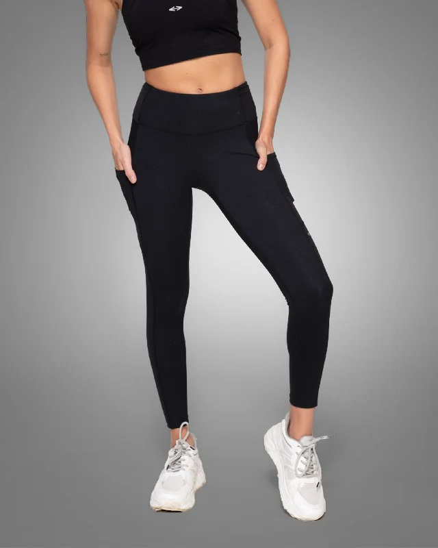 Fashionable In The Times Nylon Graphene Free-Size Leggings