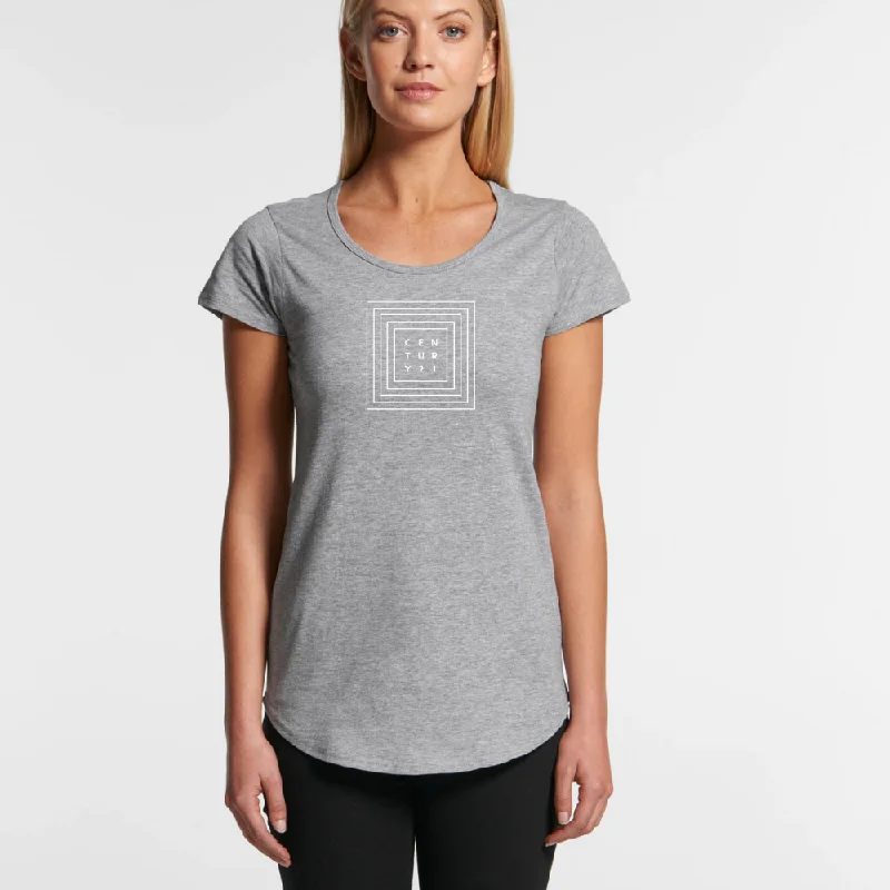 Leisure Sports Mali Square Logo Tee - Athletic Grey