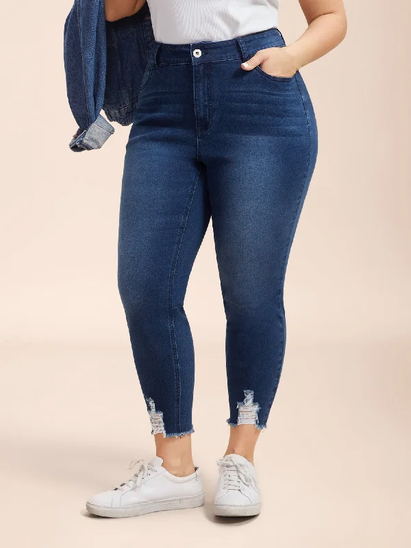 Minimal Classic Mid-Rise Whiskered Slim-Fit Jeans