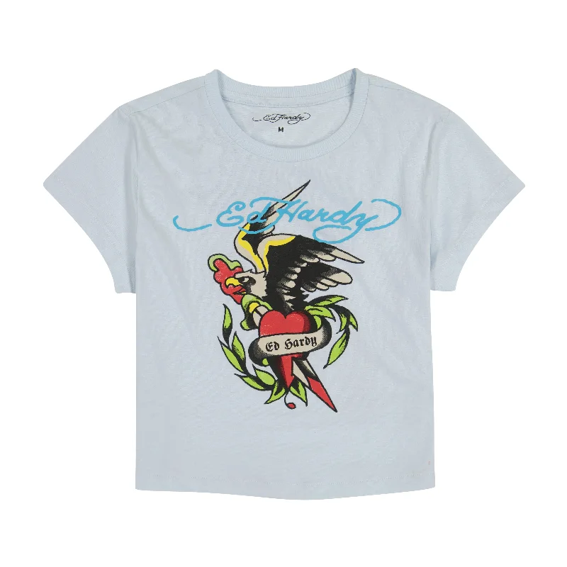 Urban Style Eagle Heart Baby Tee