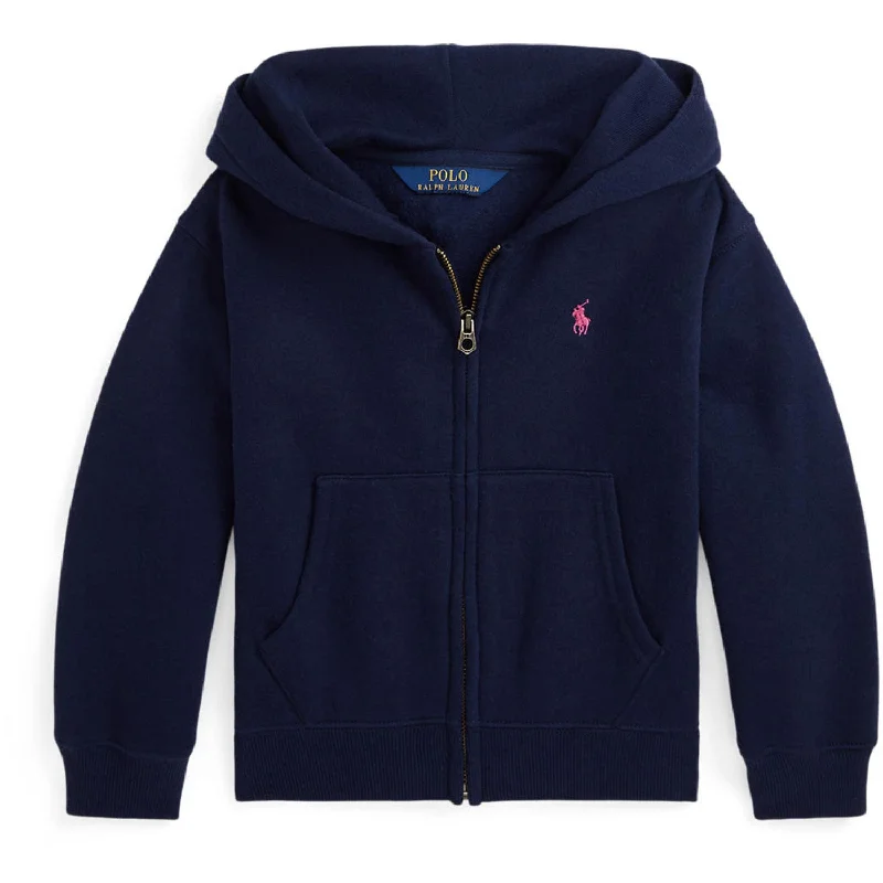 Tropical Style Polo Ralph Lauren Newport Navy w. College Pink Sweatshirt